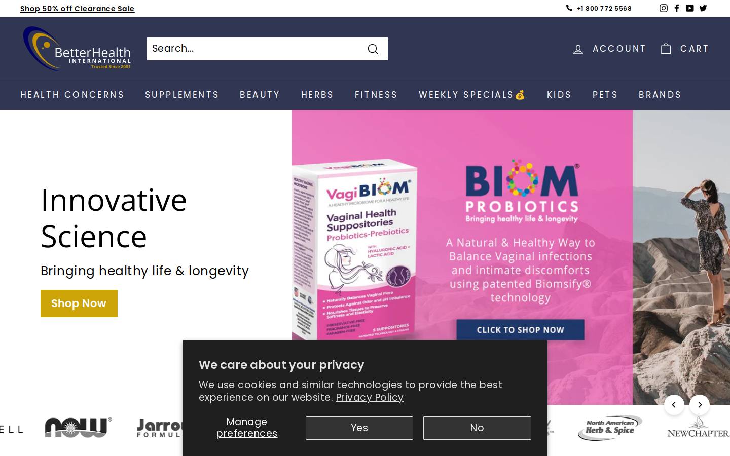 brighthealthllc.com homepage screenshot