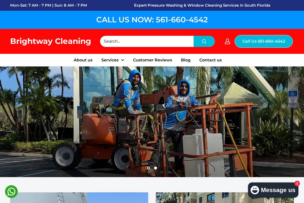brightwayexteriorservices.com homepage screenshot