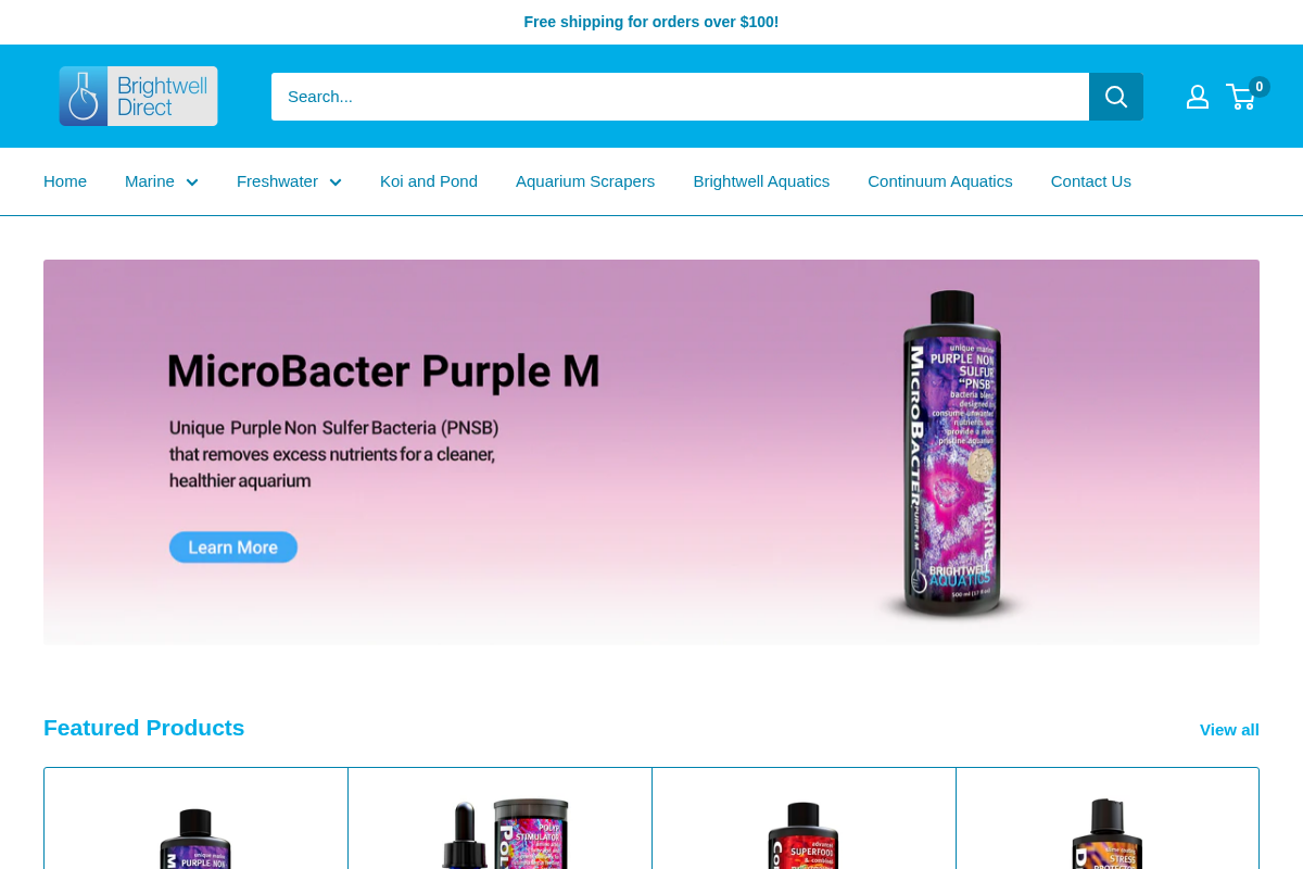 Brightwell Direct homepage screenshot