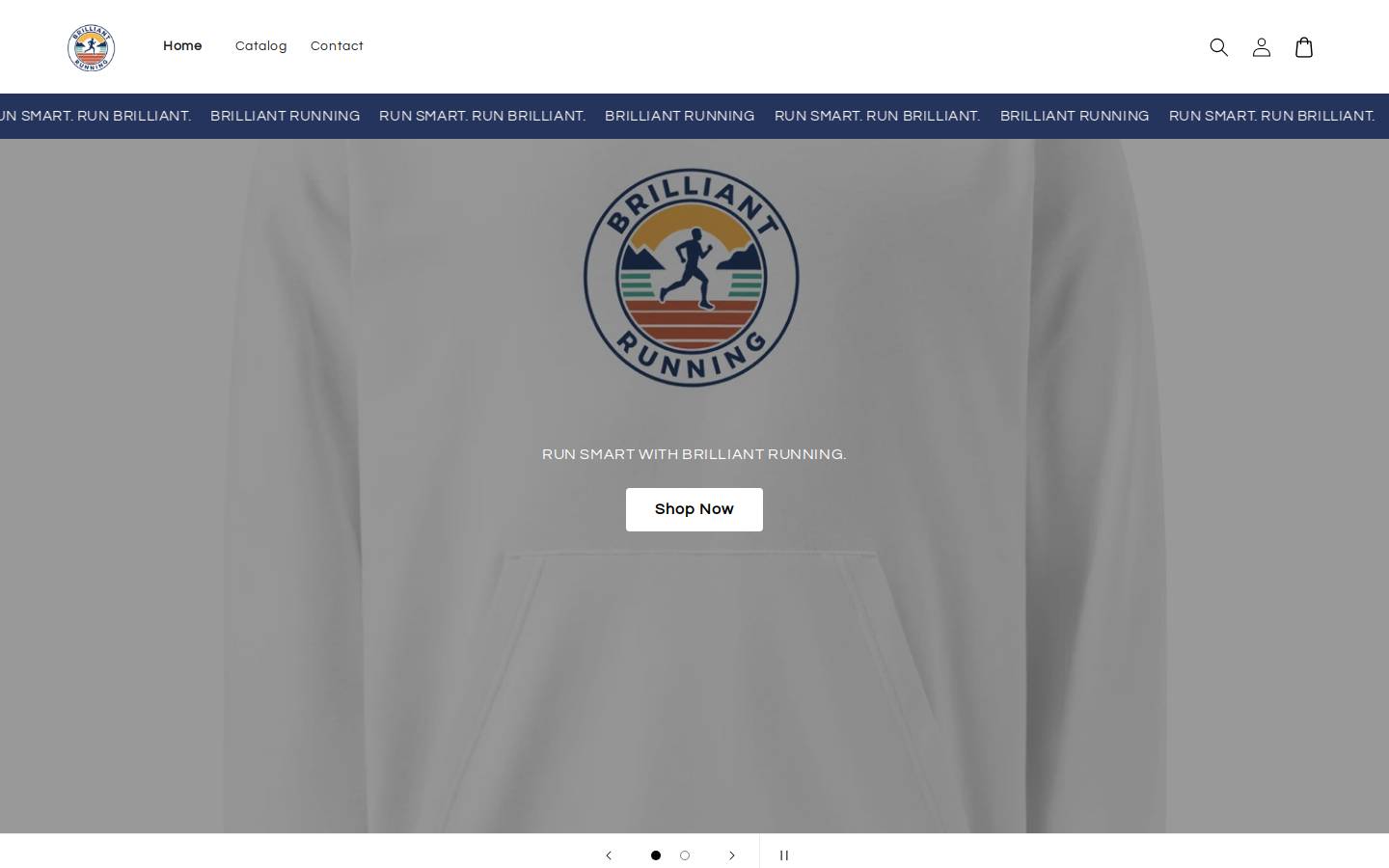 brilliantrunning.com homepage screenshot