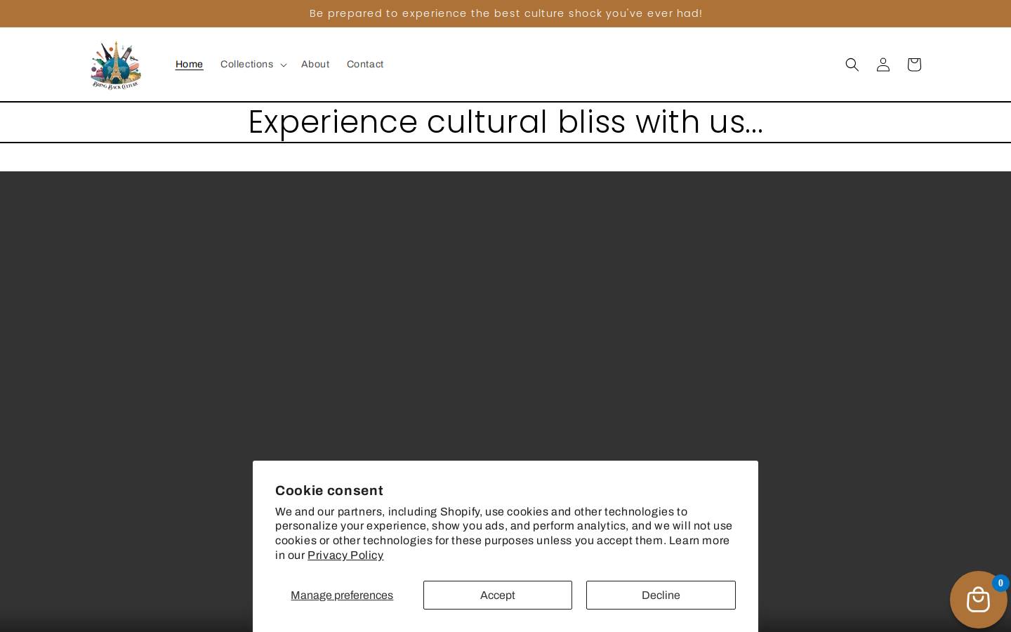 bringbackculture.com homepage screenshot