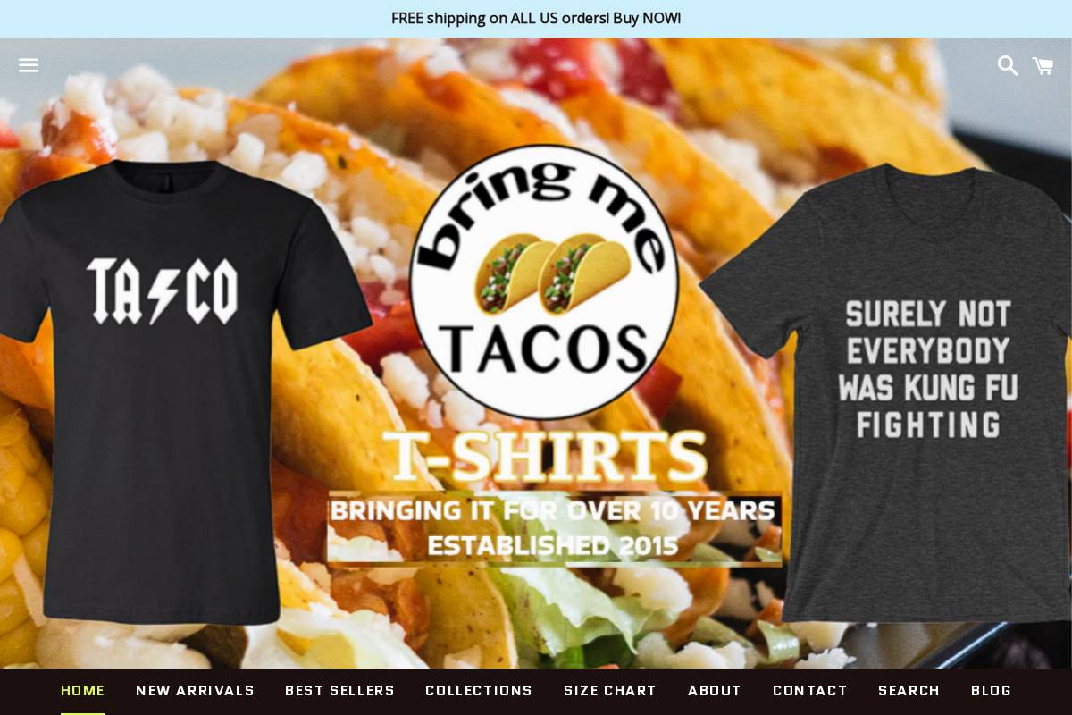 bringmetacos.com homepage screenshot