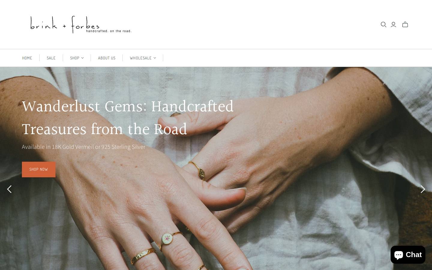 brinkandforbes.com homepage screenshot