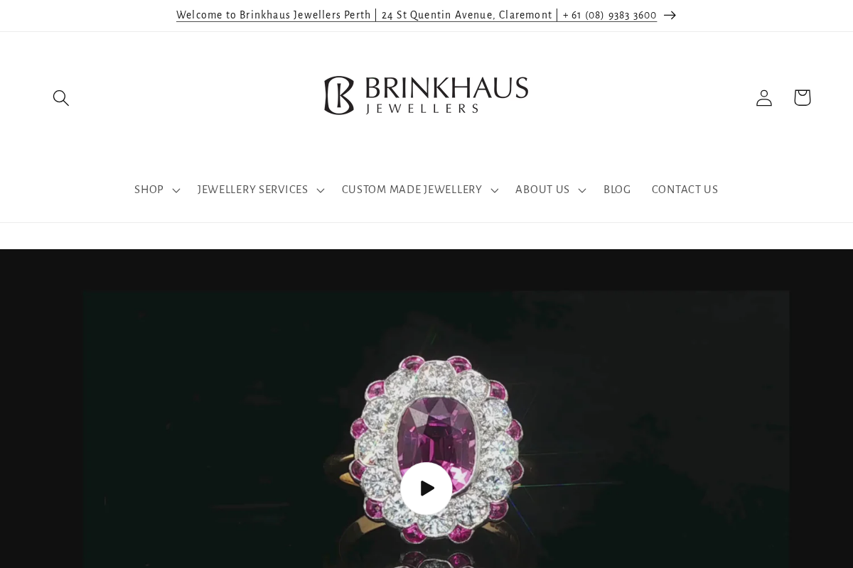 brinkhaus.com.au homepage screenshot