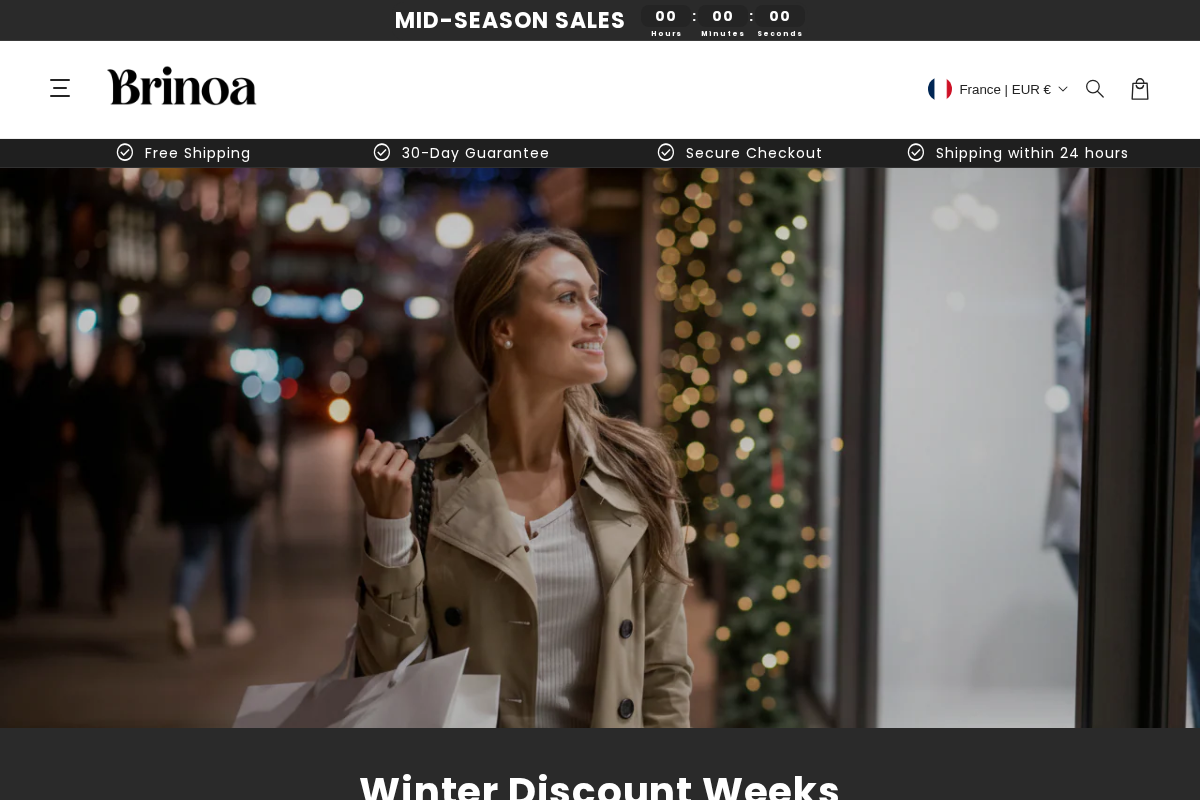 Brinoa homepage screenshot