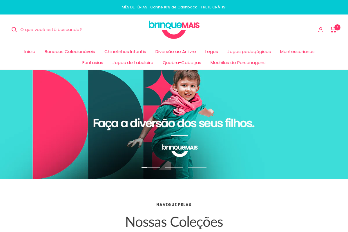 brinquemaiss homepage screenshot