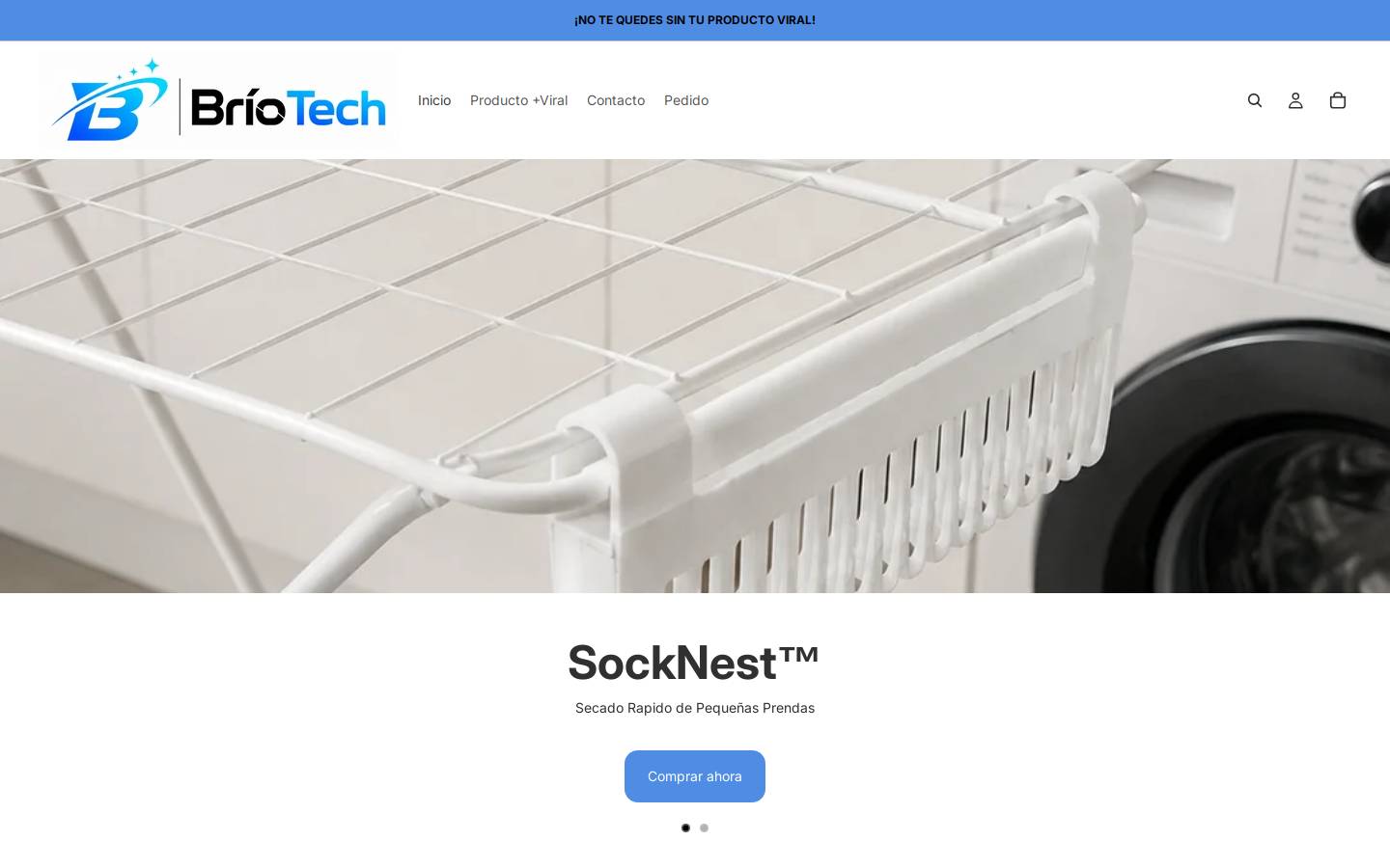 briotechviral.com homepage screenshot