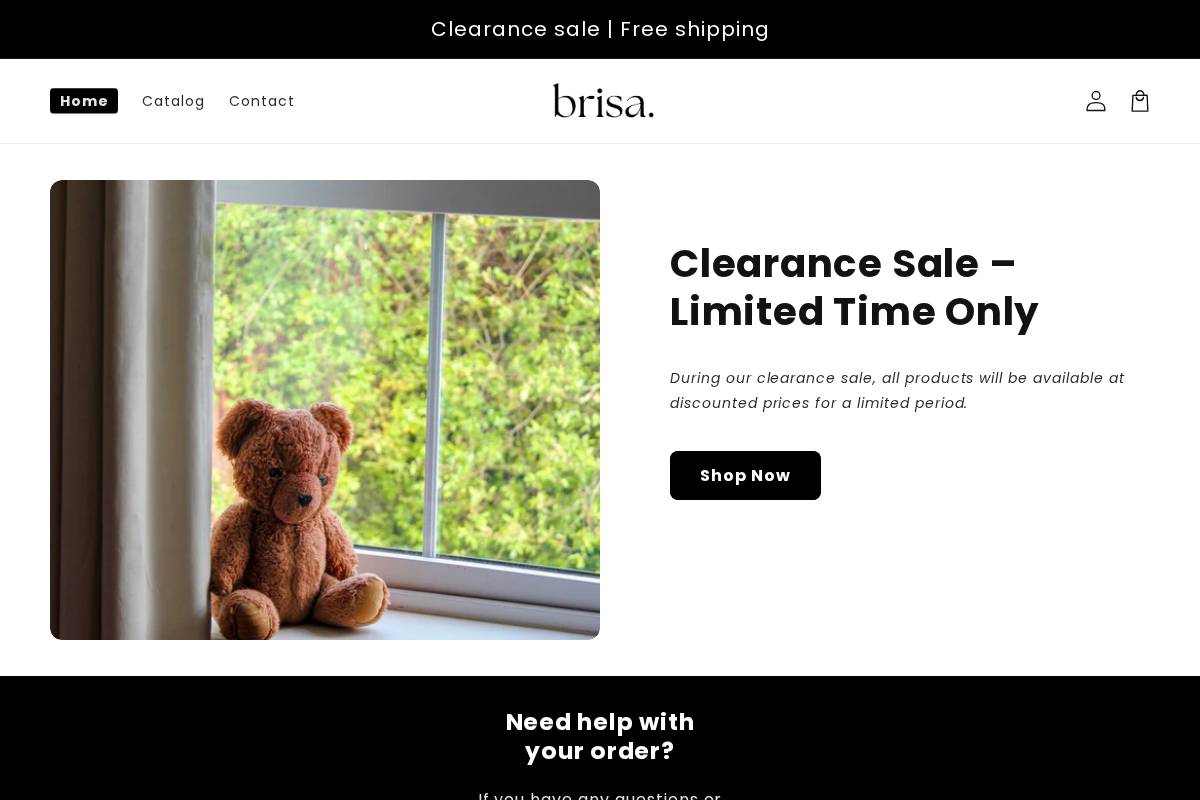 brisaboutiqueus.com homepage screenshot