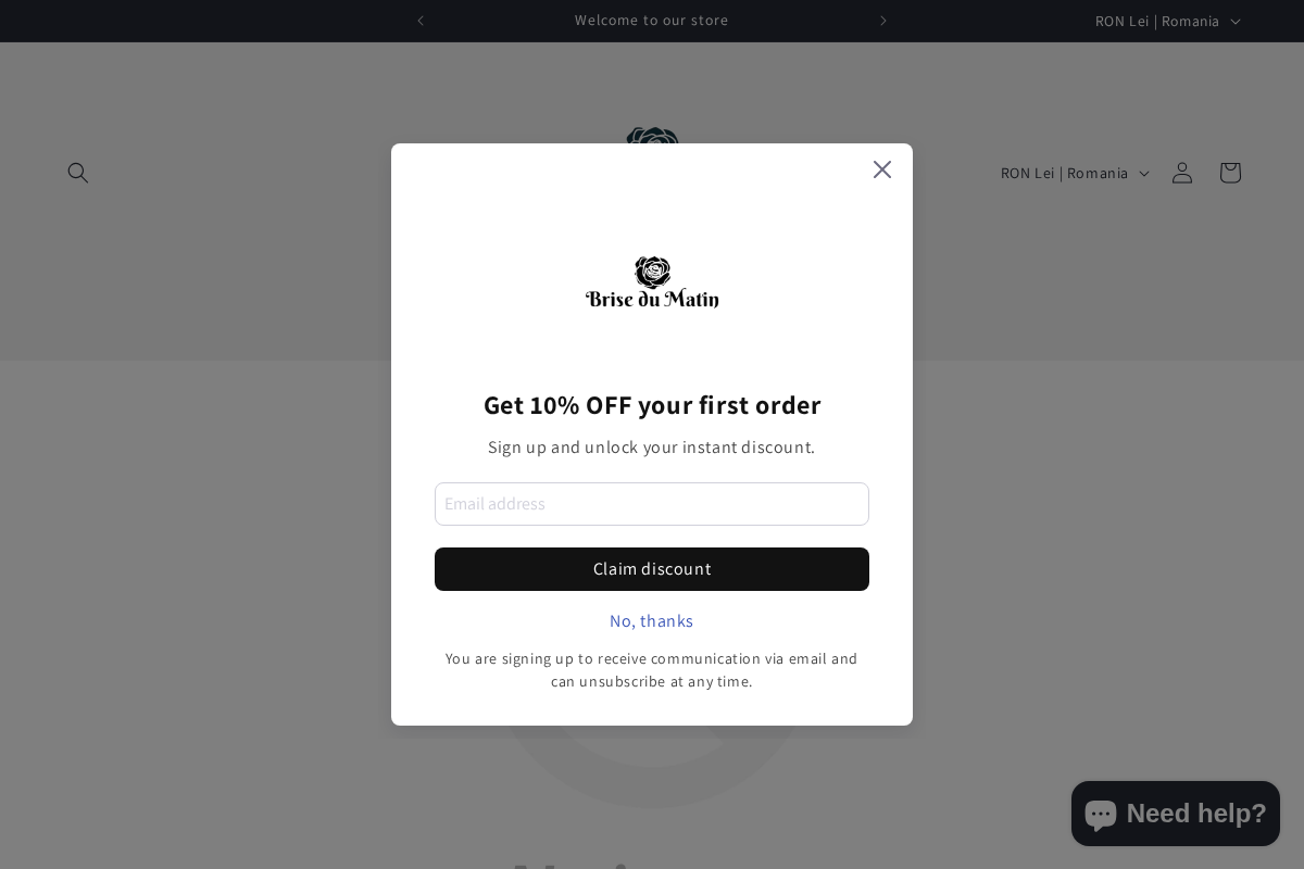 Brise Du Matin SRL homepage screenshot