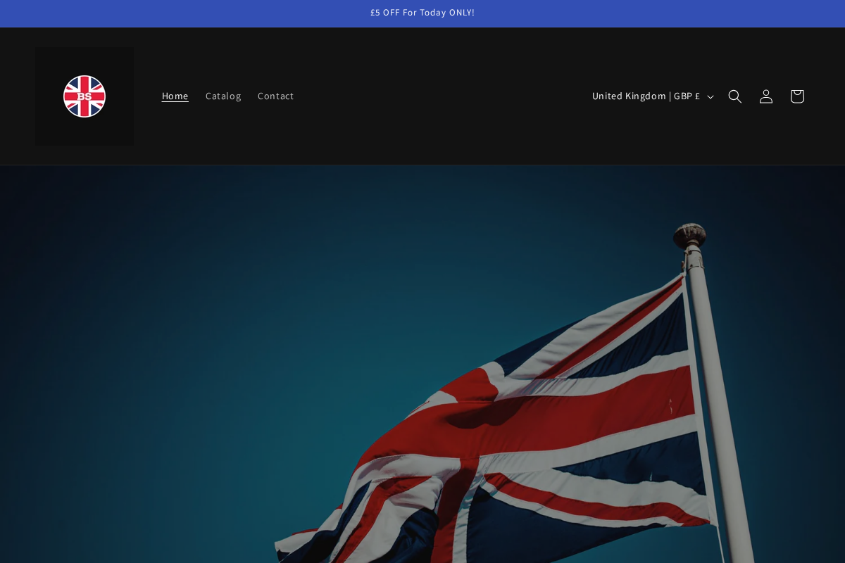 Britishstand homepage screenshot