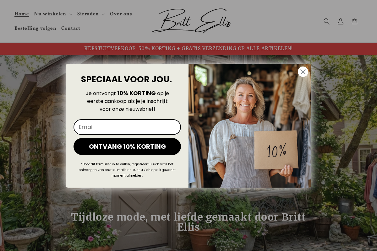 Brittellis homepage screenshot