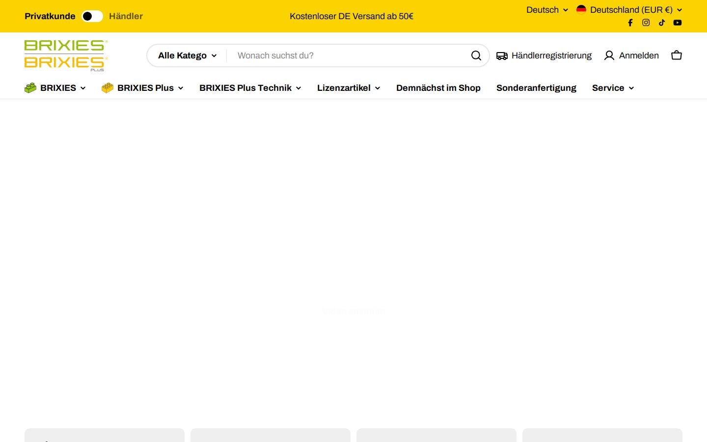 brixies.de homepage screenshot