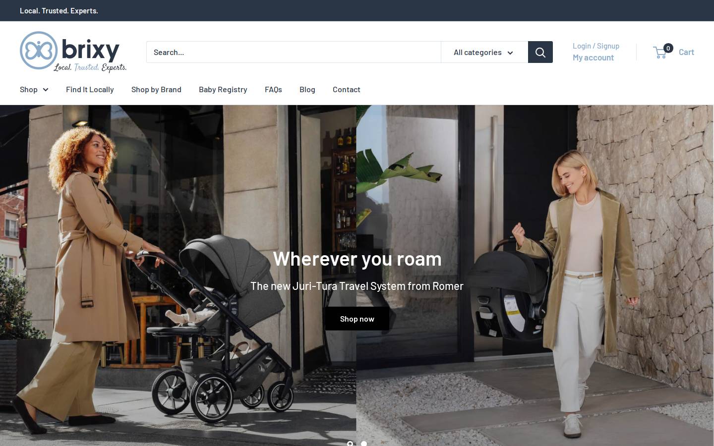 brixy.com homepage screenshot