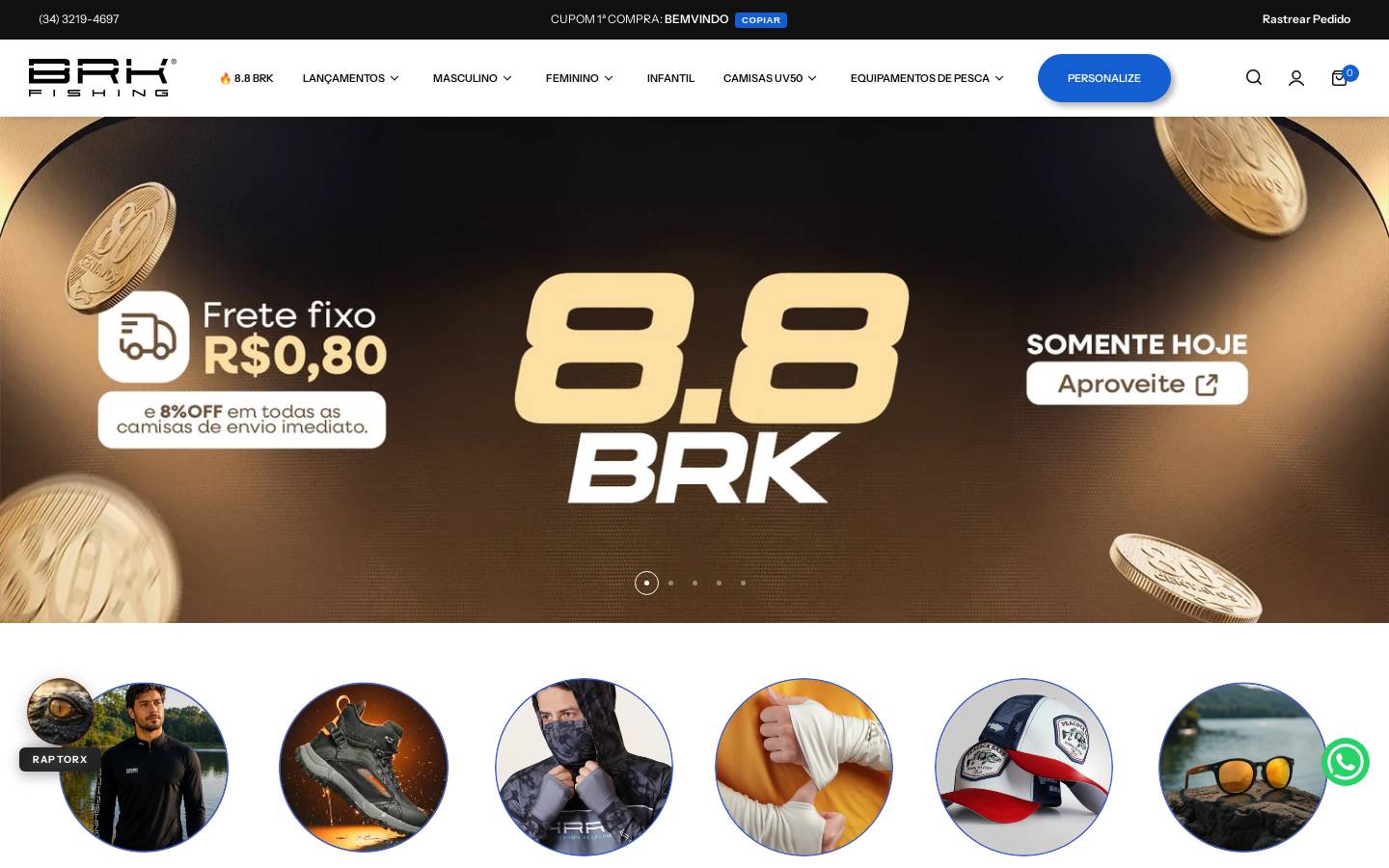brkfishing.com.br homepage screenshot