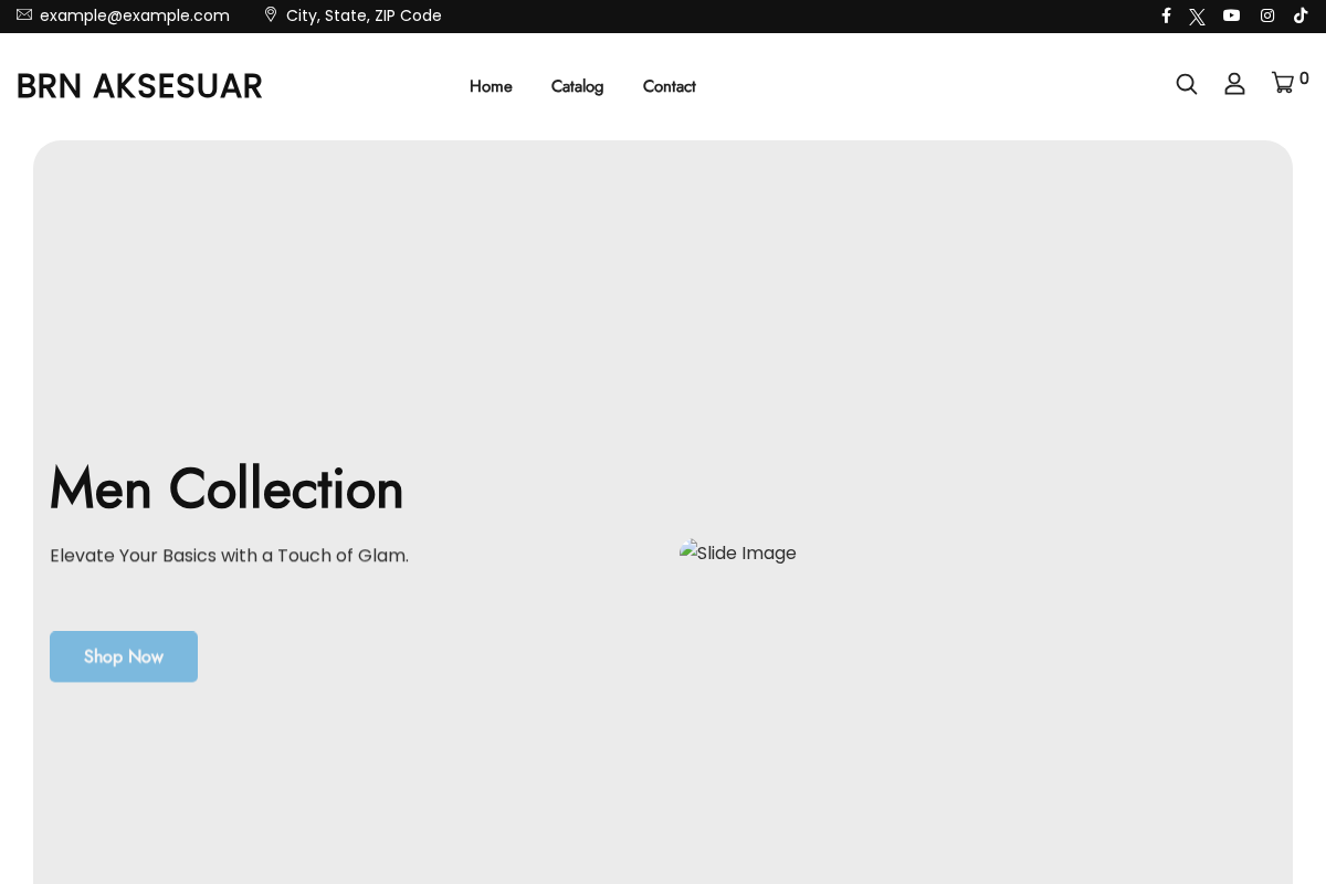 BRN AKSESUAR homepage screenshot