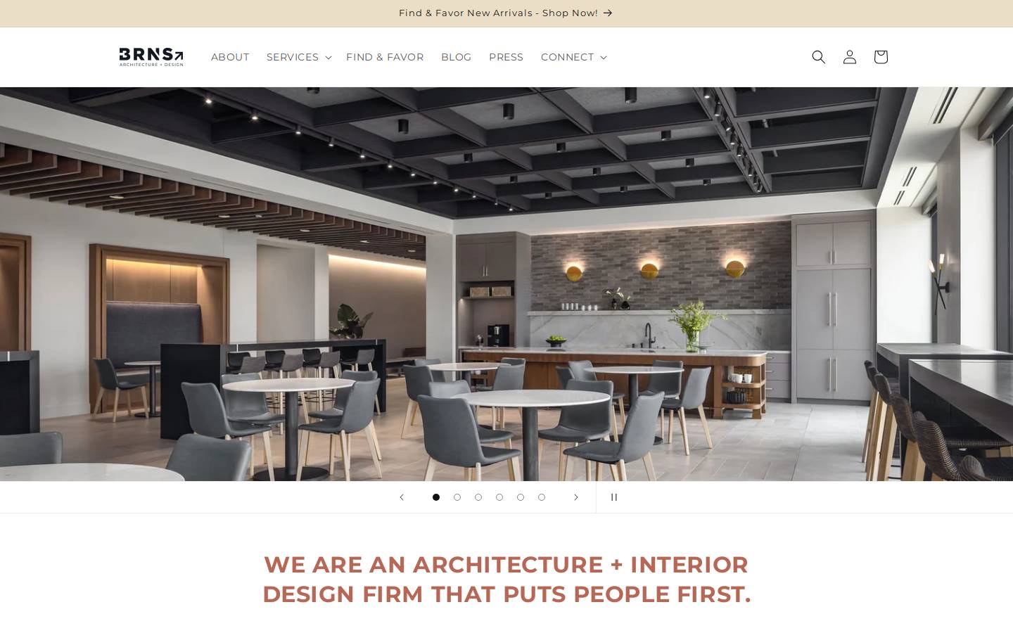 brnsdesign.com homepage screenshot