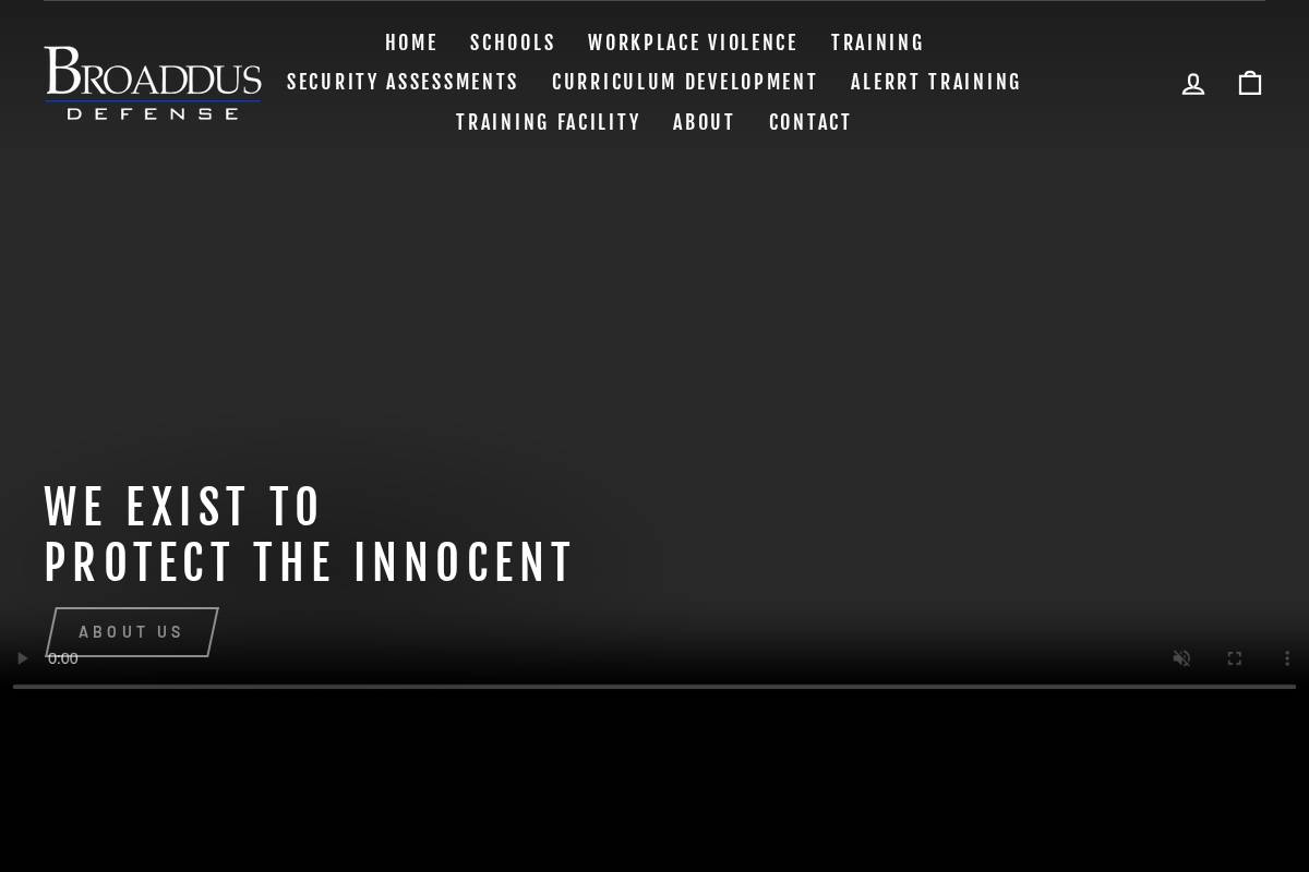 broaddusdefense.com homepage screenshot