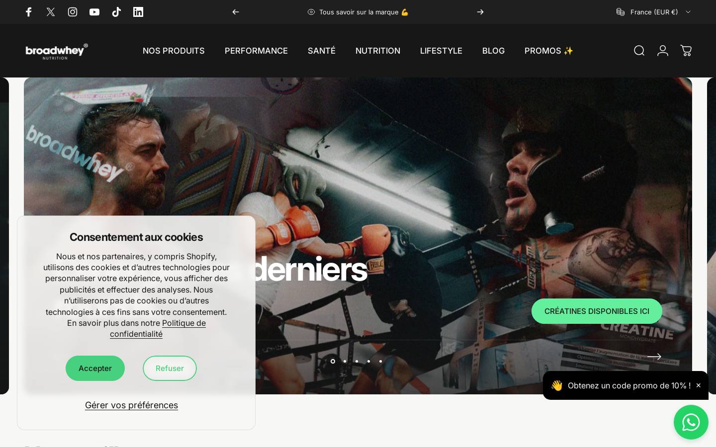 Broadwhey homepage screenshot
