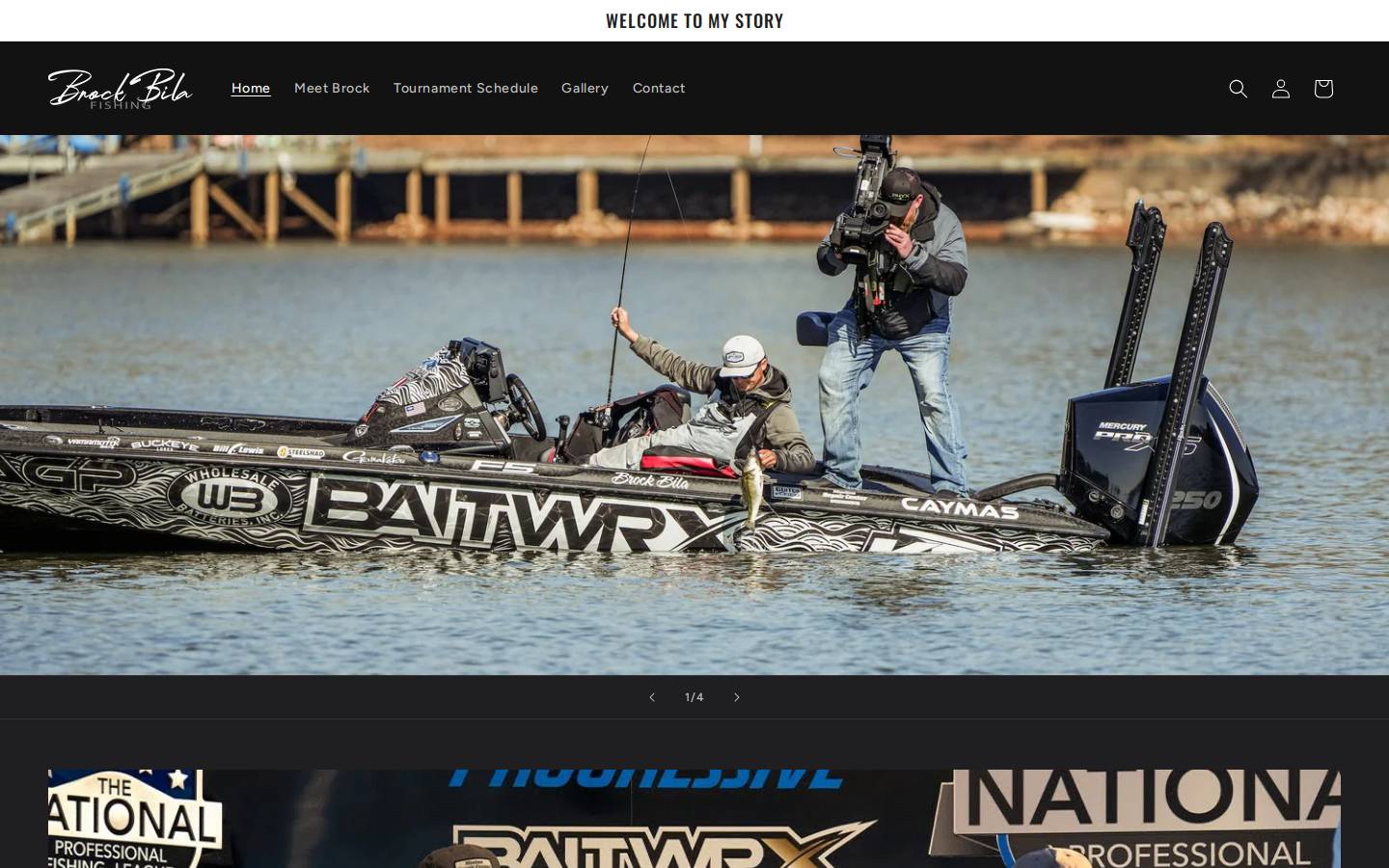 brockbilafishing.com homepage screenshot