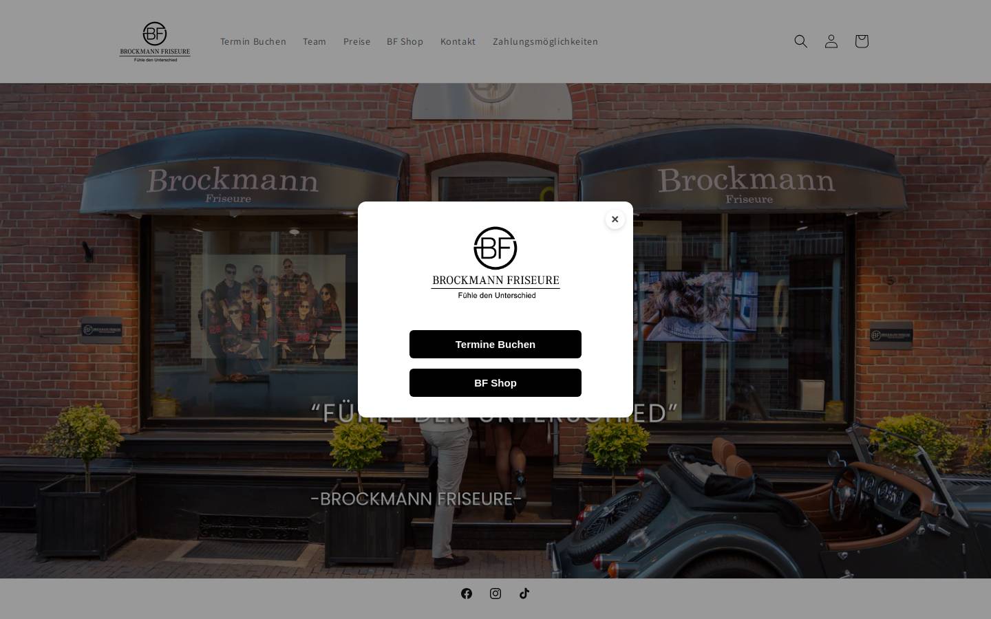 brockmann-friseure.de homepage screenshot