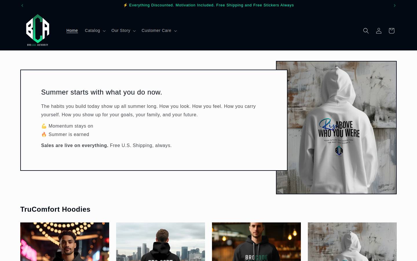 brocodeauthority.com homepage screenshot