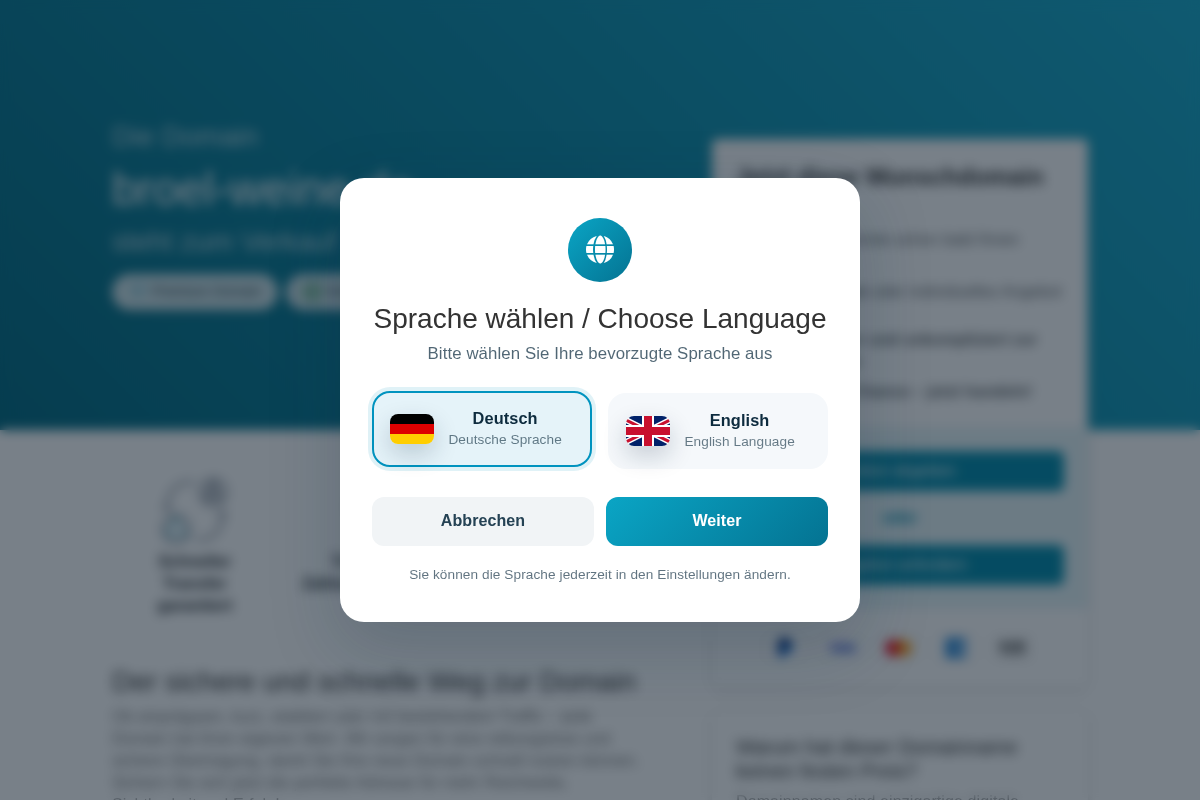 broel-weine.de homepage screenshot