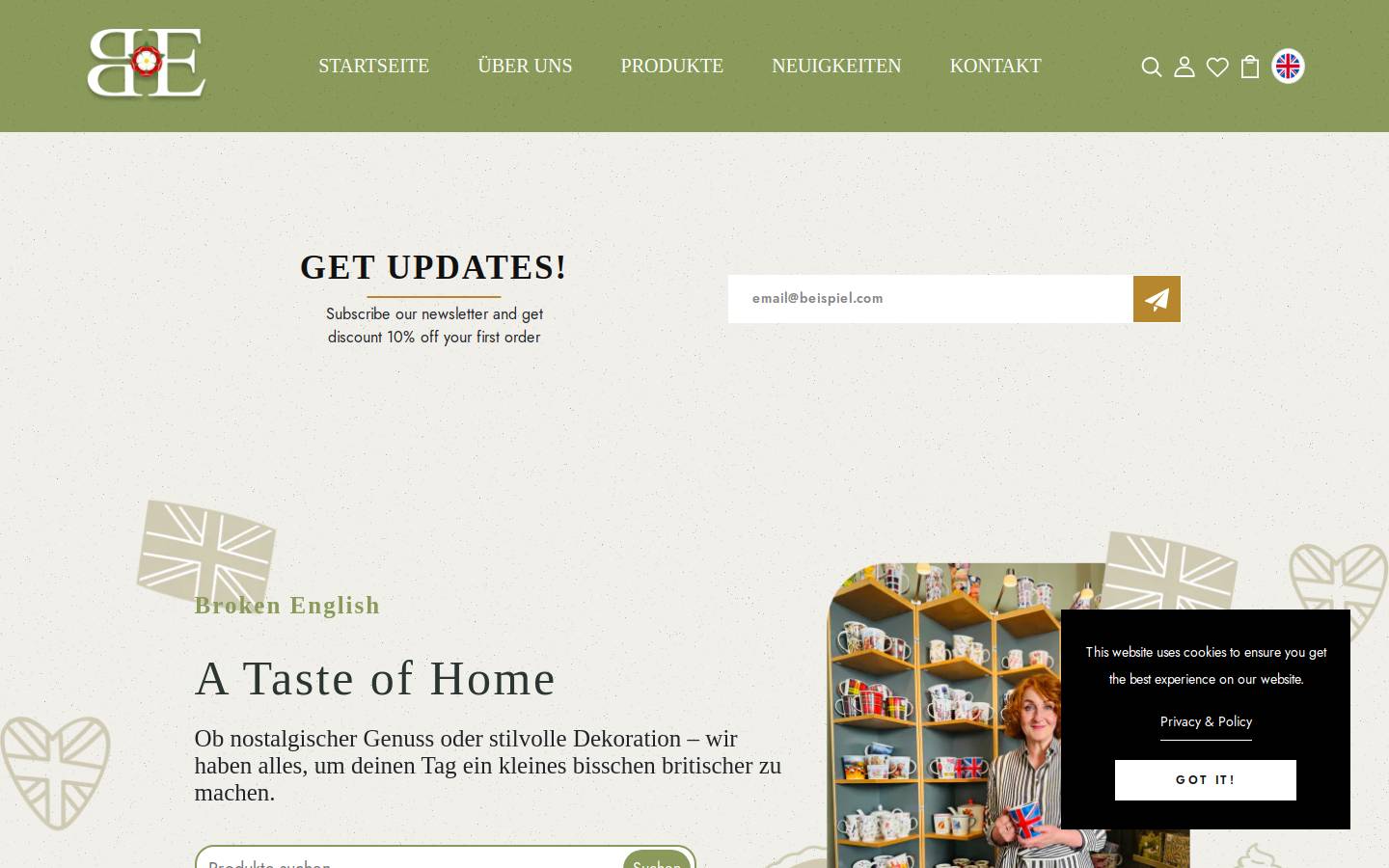 brokenenglish.de homepage screenshot