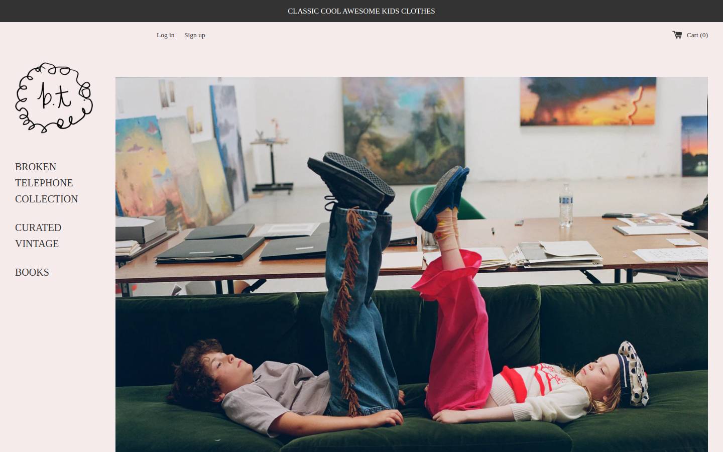 brokentelephone.co homepage screenshot