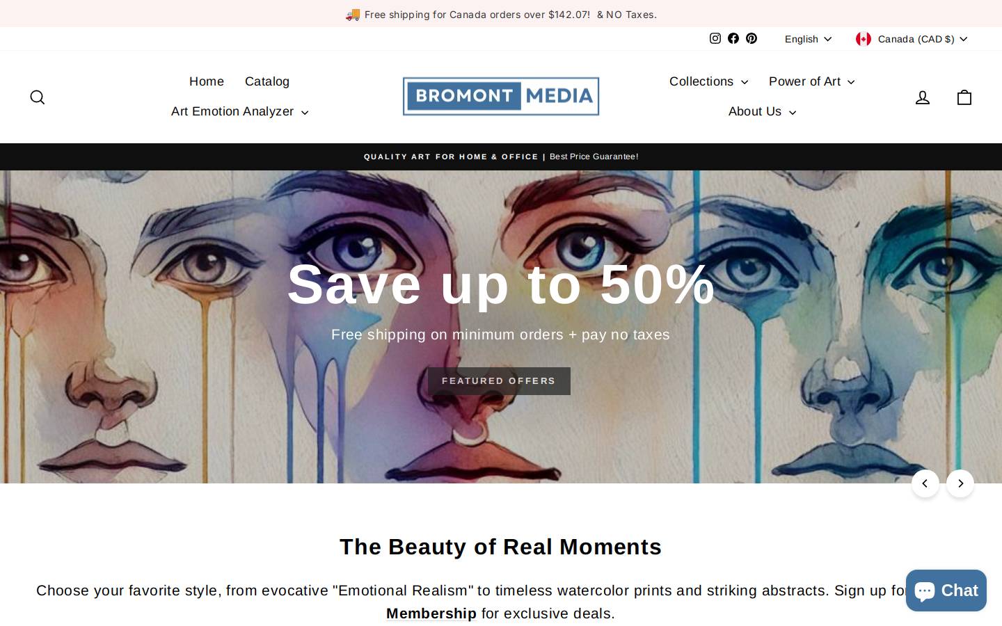 bromontmedia.com homepage screenshot