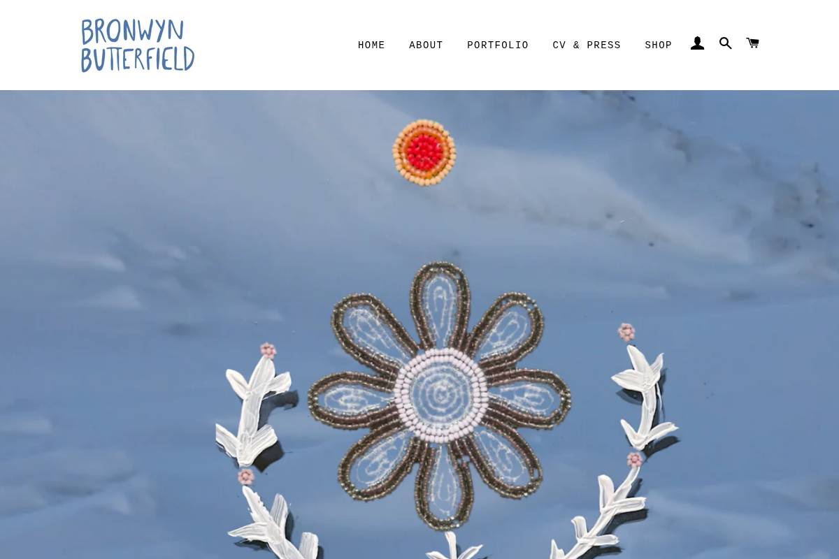 bronwynbutterfield.com homepage screenshot