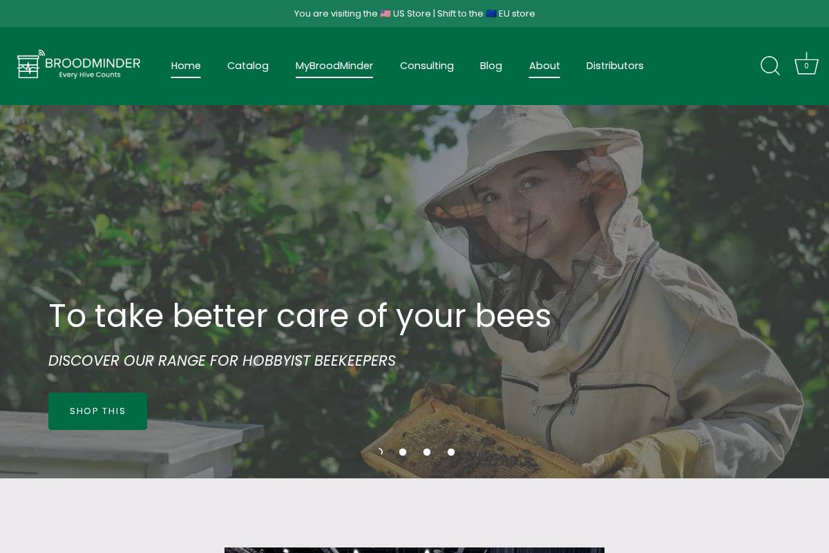 broodminder.com homepage screenshot