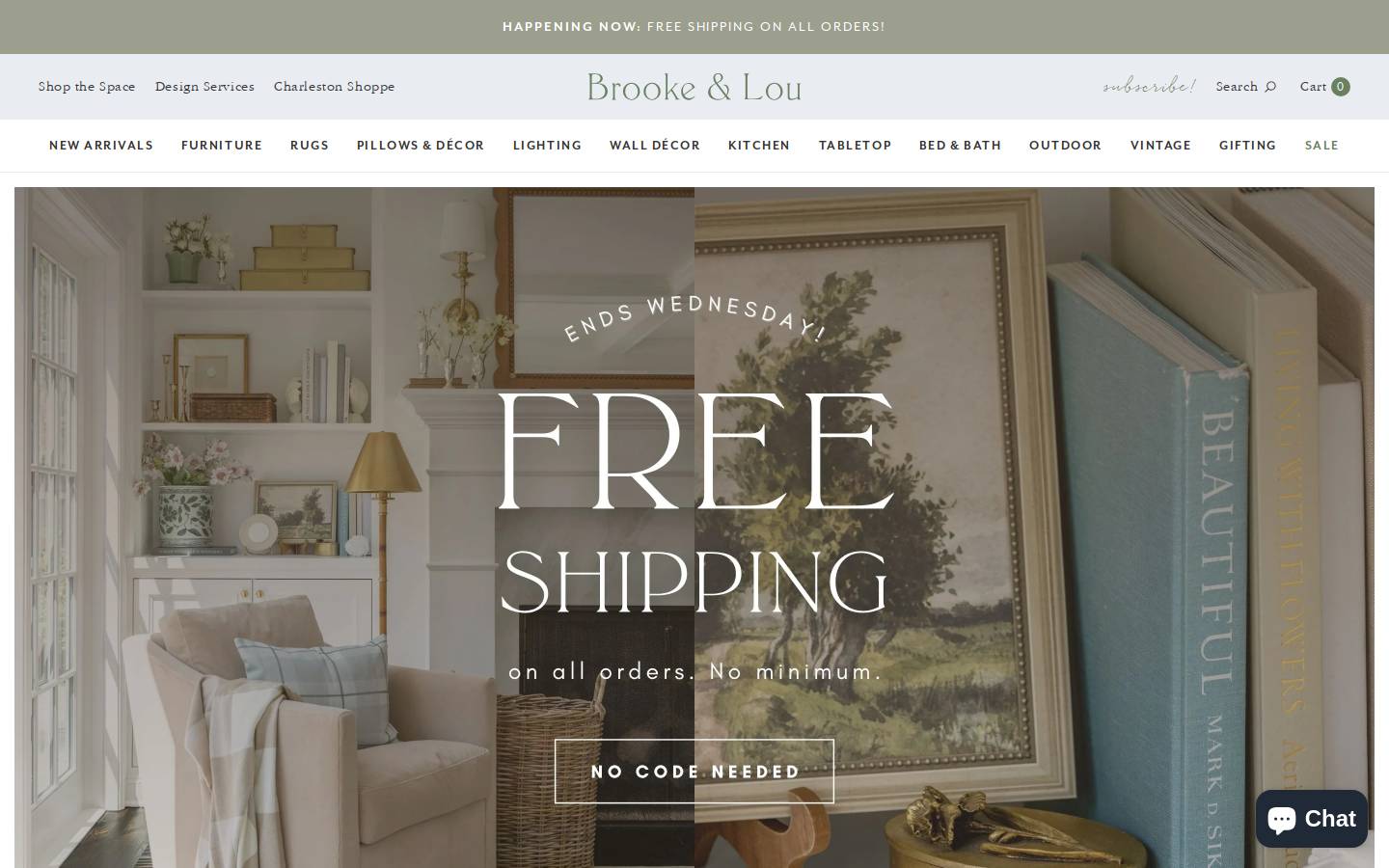 brookeandlou.com homepage screenshot