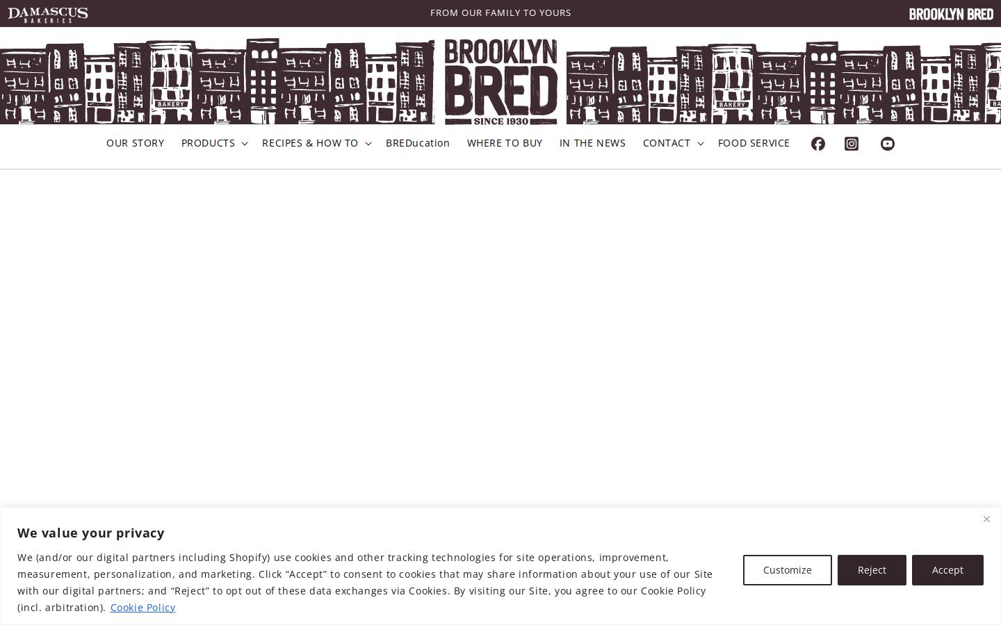brooklynbred.com homepage screenshot