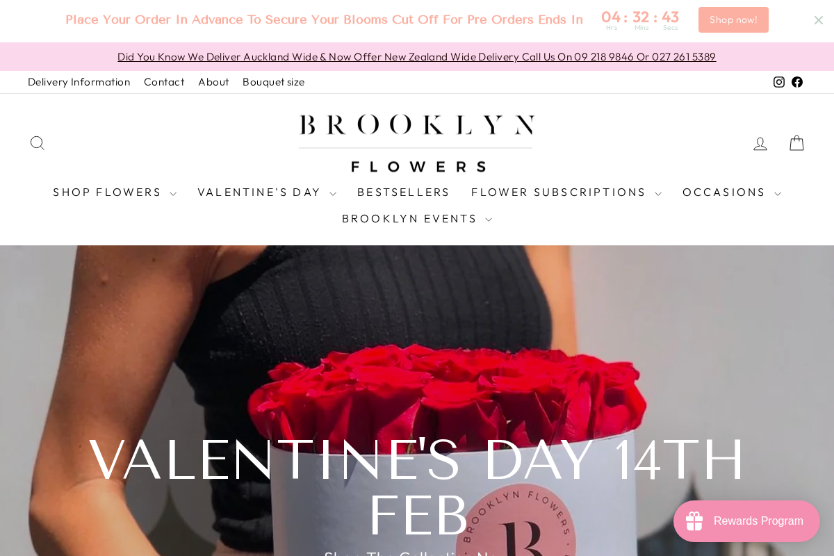 Brooklyn Flowers homepage screenshot