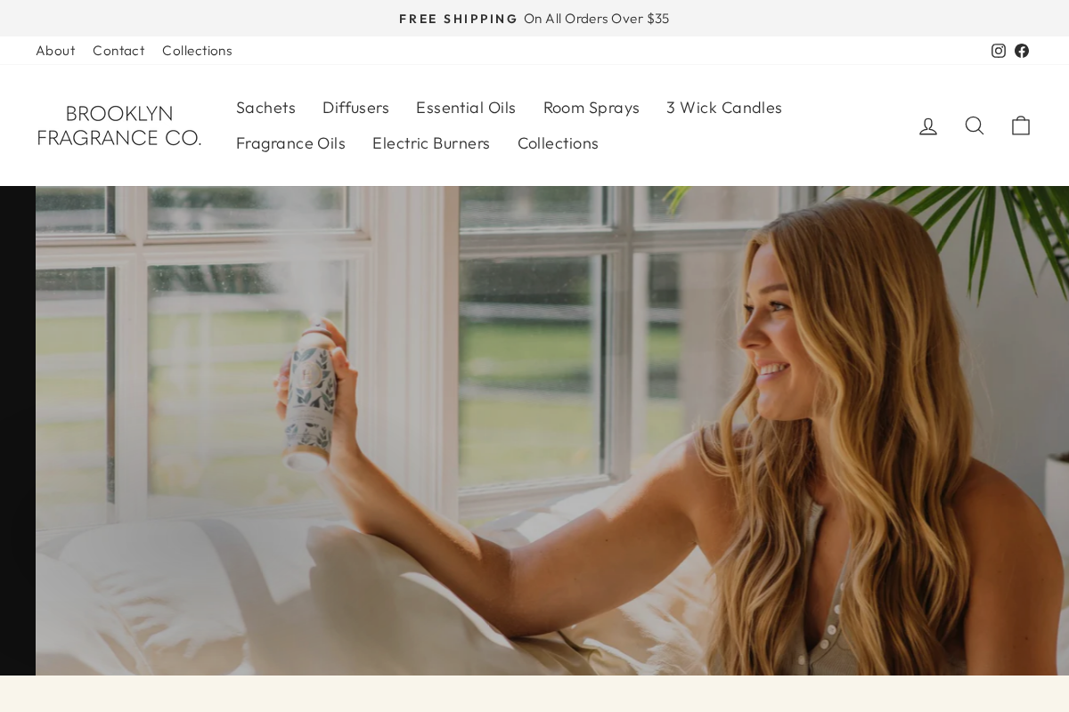 BrooklynFragranceCo homepage screenshot