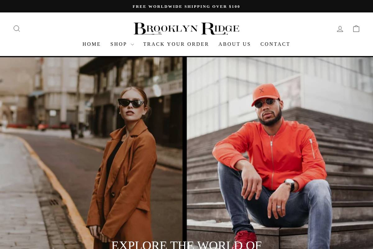 Brooklynridge homepage screenshot