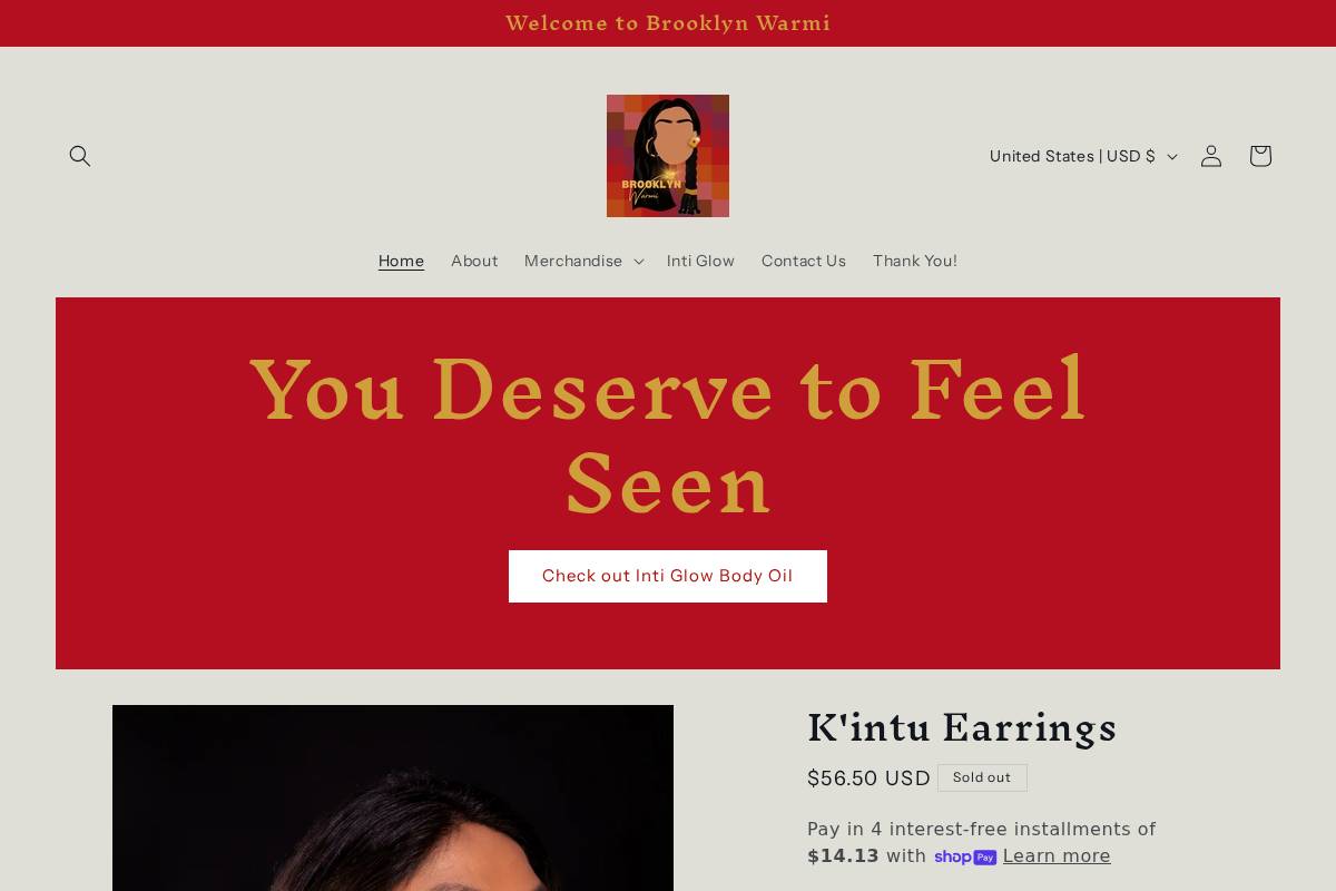 brooklynwarmi.com homepage screenshot