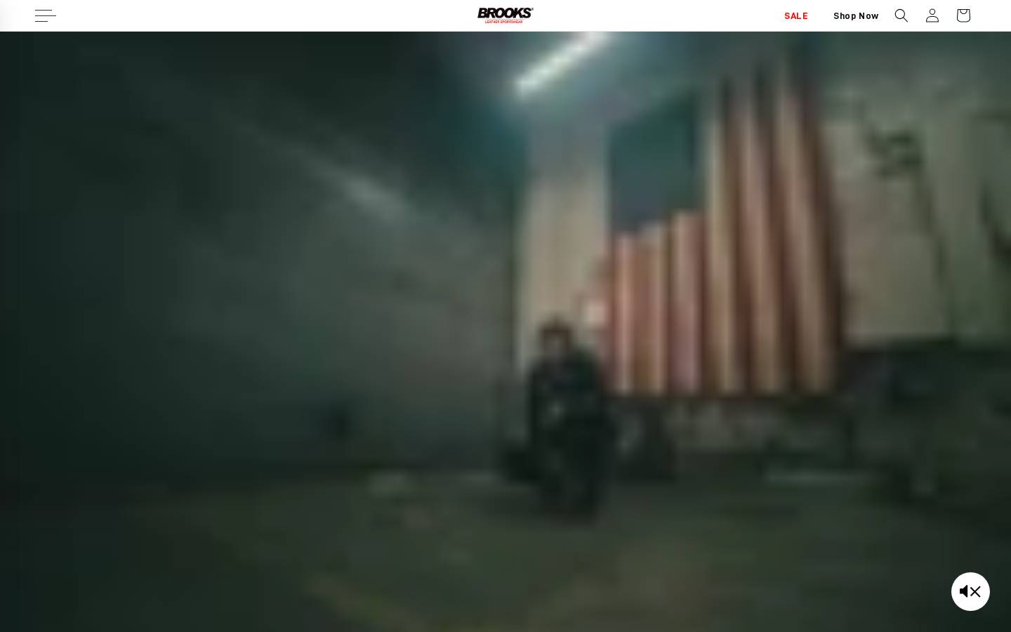 brooksleather.com homepage screenshot