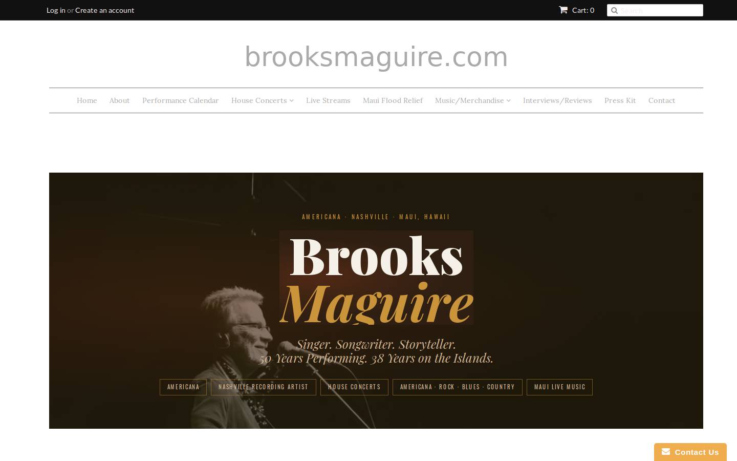 brooksmaguire.com homepage screenshot