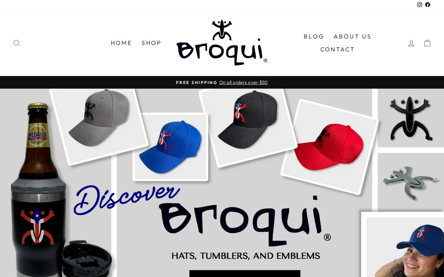 broqui.com homepage screenshot