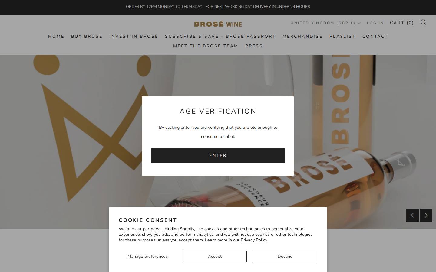 Placeholder For Brose.com homepage screenshot