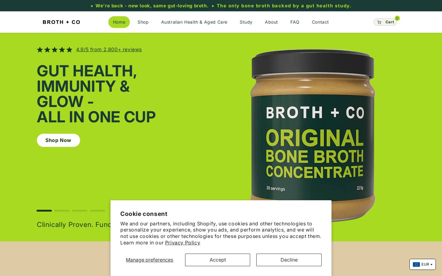 brothandco.com.au homepage screenshot