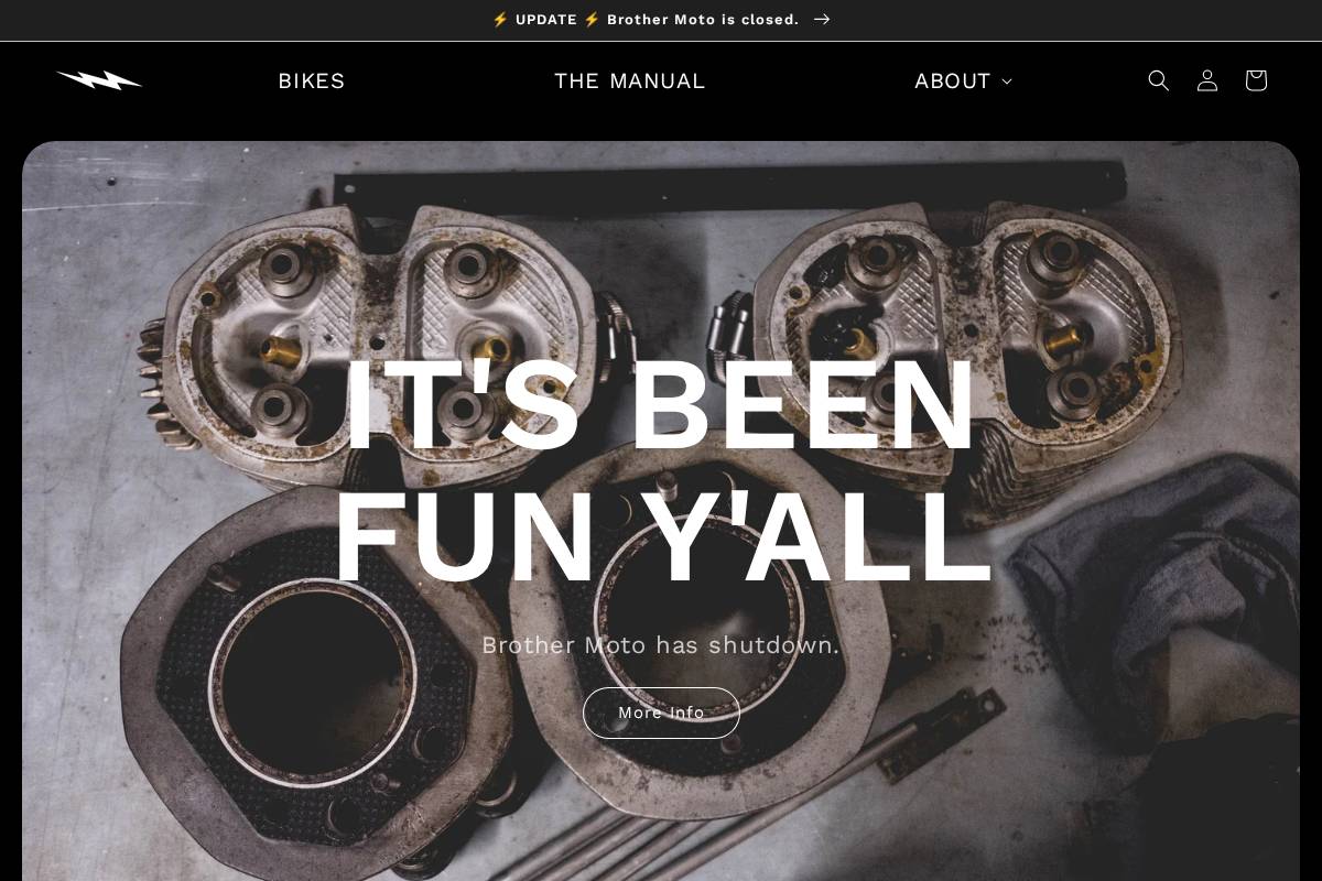 brothermoto.com homepage screenshot