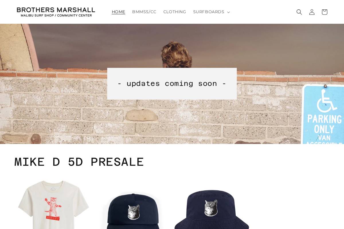 brothersmarshall.com homepage screenshot