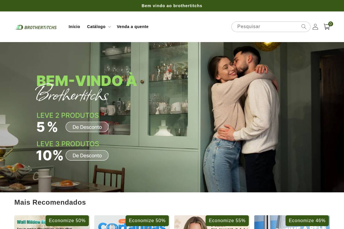 Brothertitchs homepage screenshot