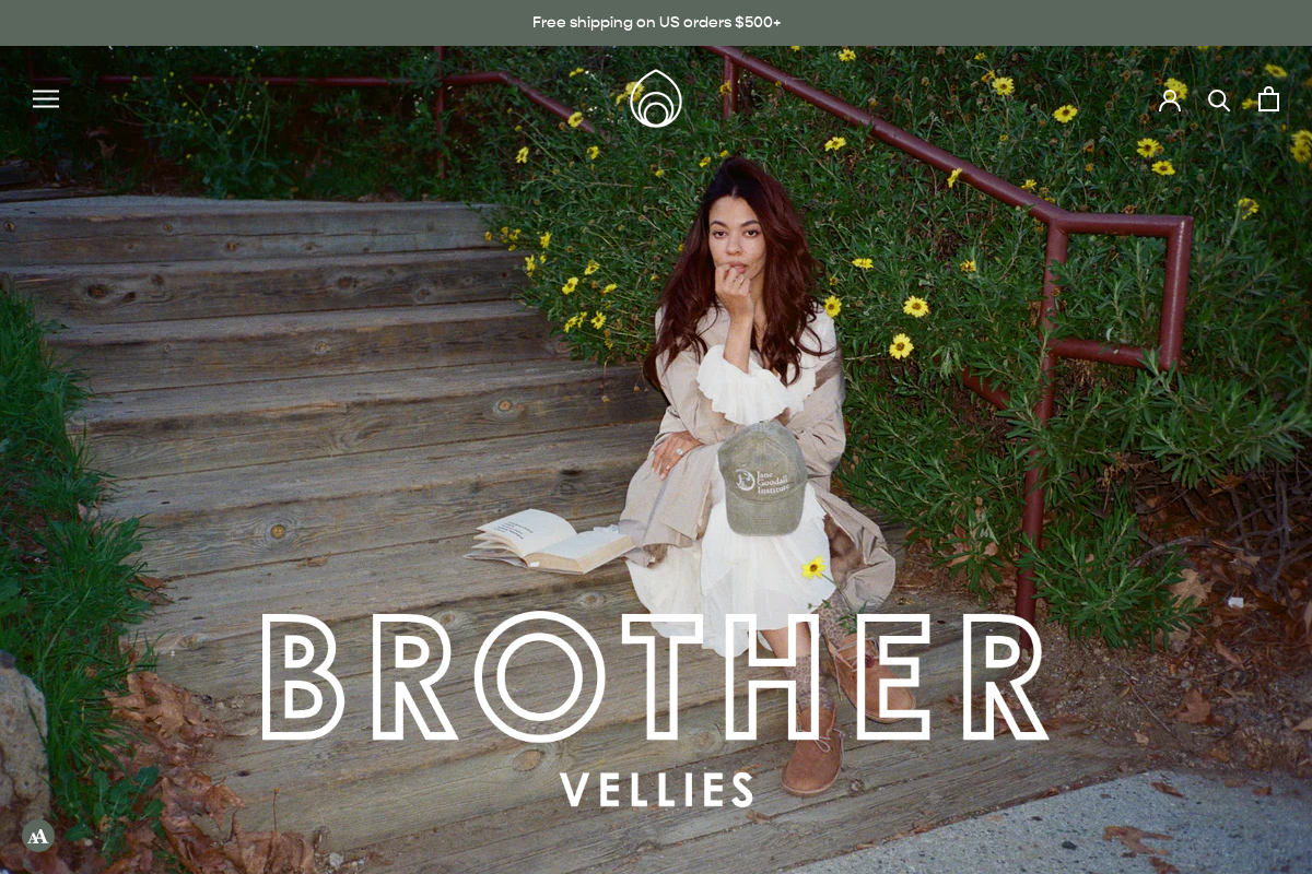 brothervellies.com homepage screenshot