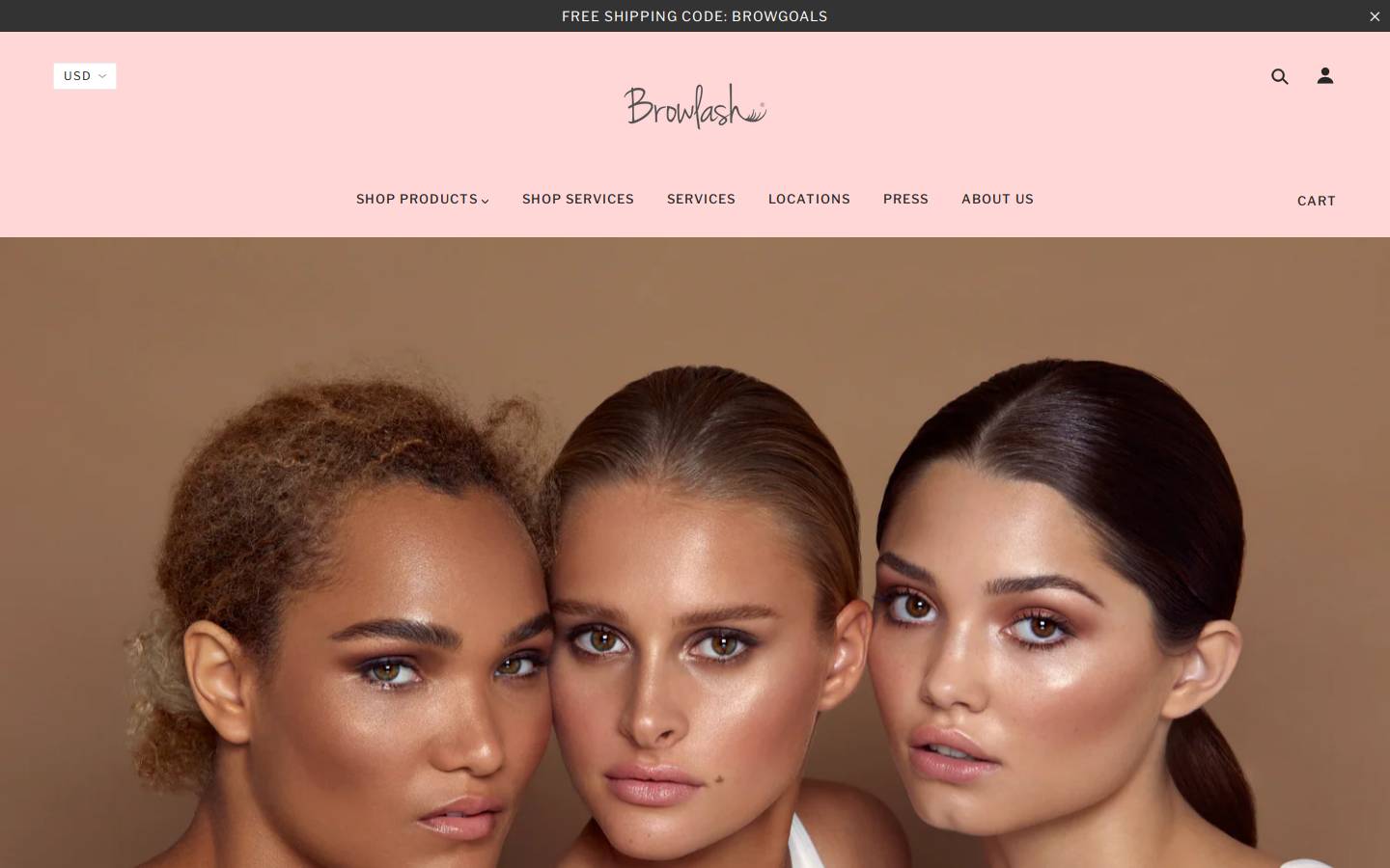 browlash.net homepage screenshot