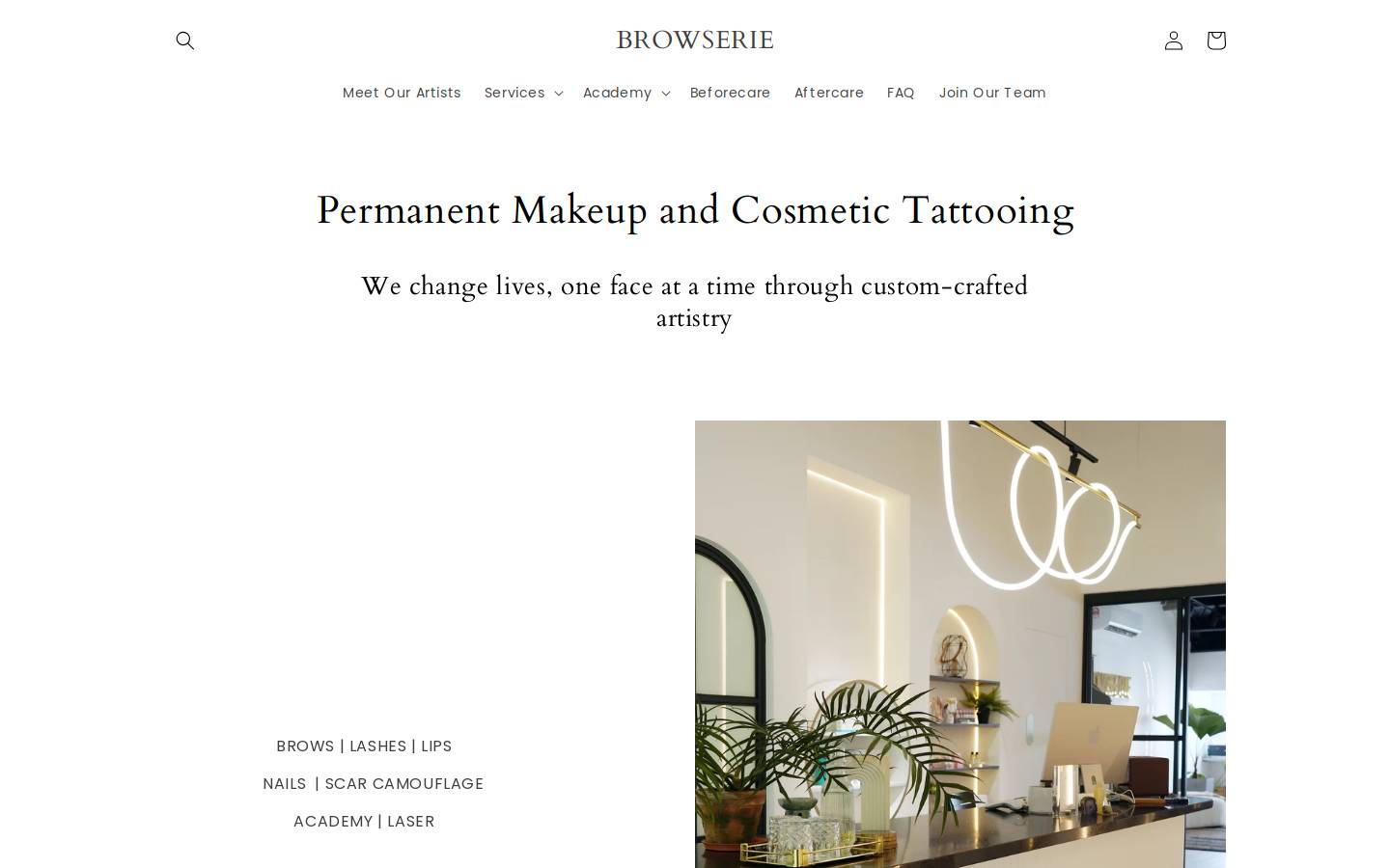 browserie.com homepage screenshot