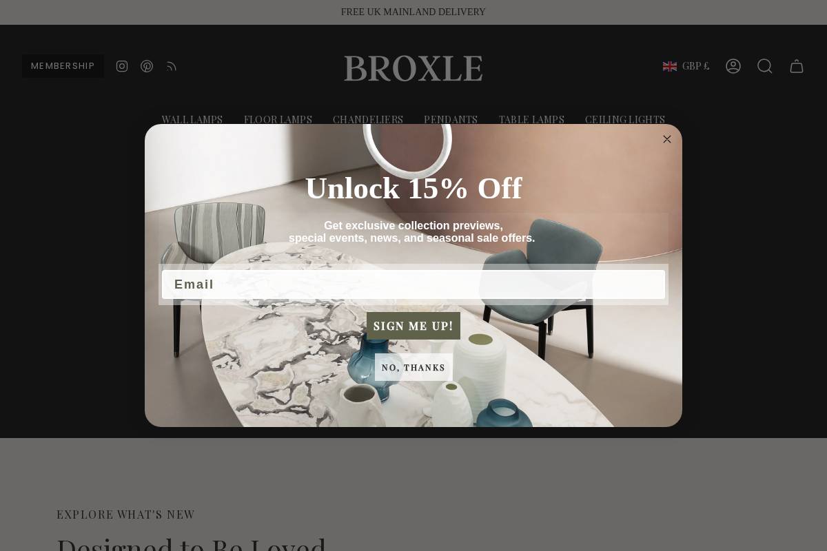 Broxle homepage screenshot