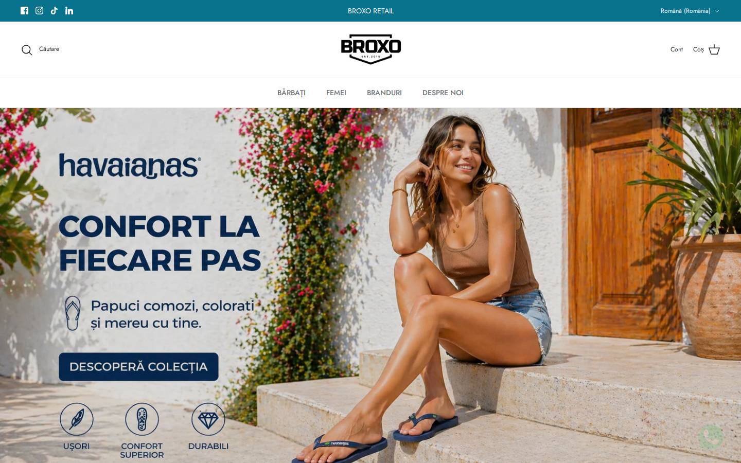Broxo Retail SL homepage screenshot